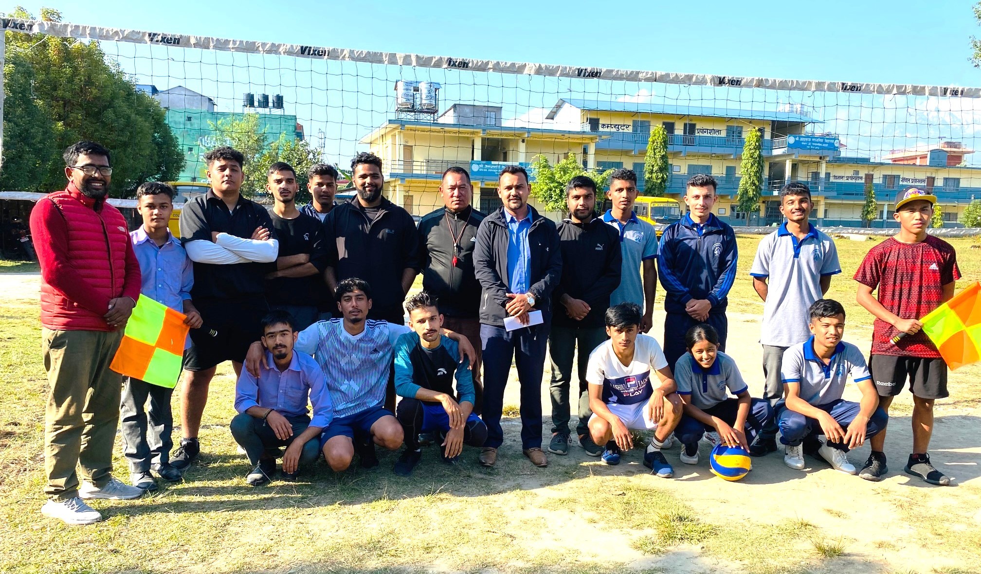 गण्डकी बहुप्राविधिक शिक्षालय, प्रथम डिप्लोमा कप भलिवल प्रतियोगितामा सहभागी टिम